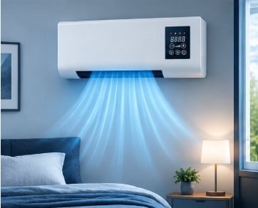Calefactor y ventilador de pared 1800W