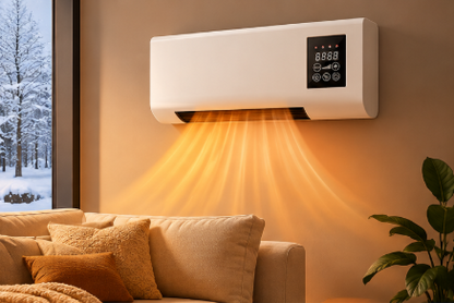 Calefactor y ventilador de pared 1800W