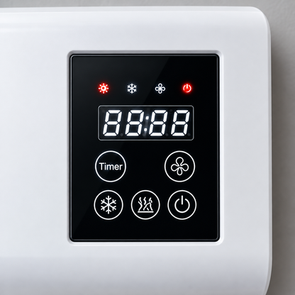 Calefactor y ventilador de pared 1800W